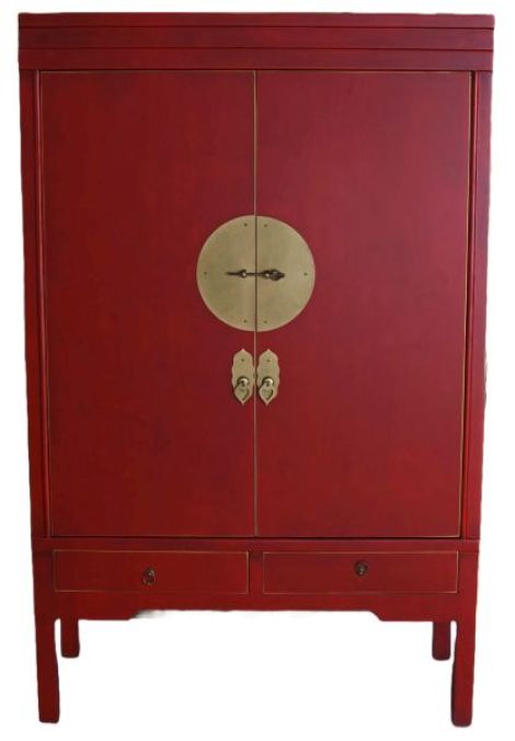 Cabinet exotic rosu