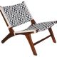 Scaun Boho Bali din lemn tec