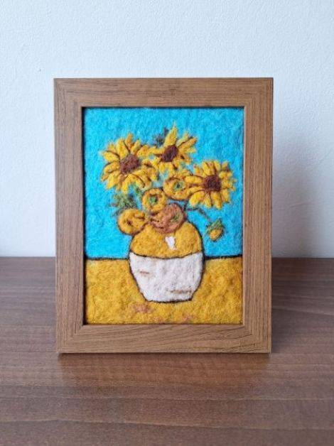 Floarea soarelui inspiratie Van Gogh