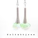 Cercei statement handmade unicat - PET-uri plasti