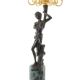 Candelabru monumental din bronz