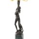 Candelabru monumental din bronz