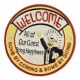 Placheta decorativa "Welcome"