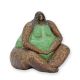 Femeie sezand-statueta moderna din bronz 