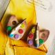 Clame de par Palet de artist - handmade cu sufl
