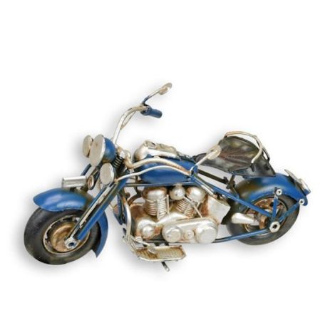 Model motocicleta albastra