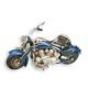 Model motocicleta albastra