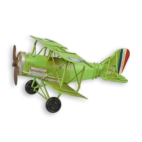 Model biplan verde