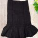 Fusta neagra din acril cu lurex