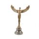 Icar-statueta din bronz pe un soclu din marmura