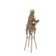 Doamna la bar-statueta din bronz