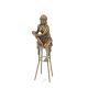Doamna la bar-statueta din bronz