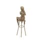 Doamna la bar-statueta din bronz