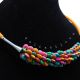 Colier statement handmade unicat - lemn cod1241