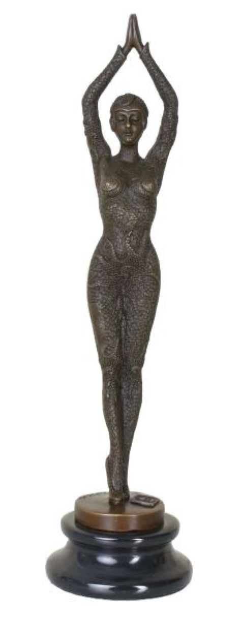 Dansatoare Chiparus-statueta din bronz