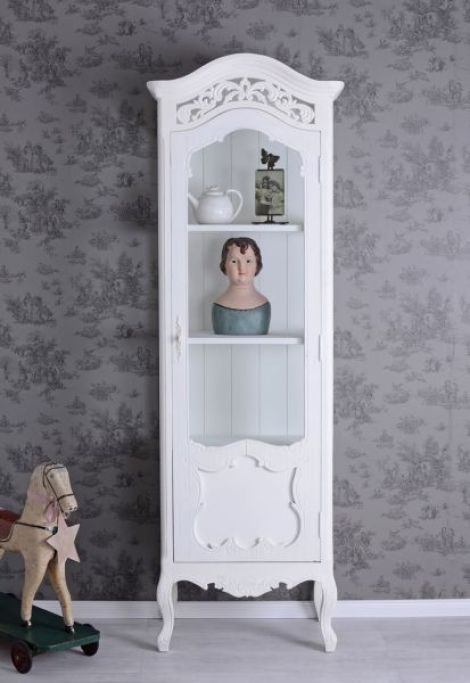 Vitrina Shabby Chic alba