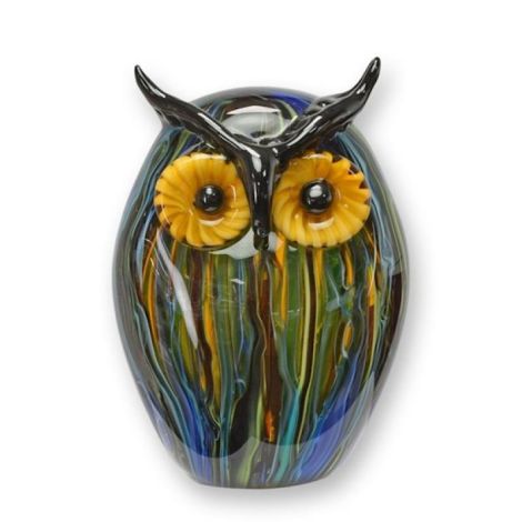 Bufnita-figurina din sticla Murano