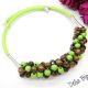 Colier statement handmade unicat - lemn cod1242