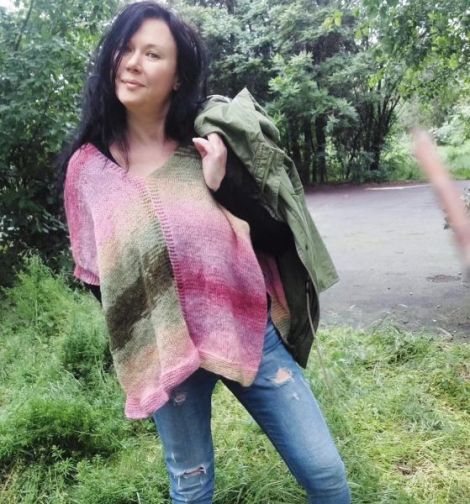 Poncho de primavara