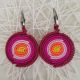 Cercei macrame circulari