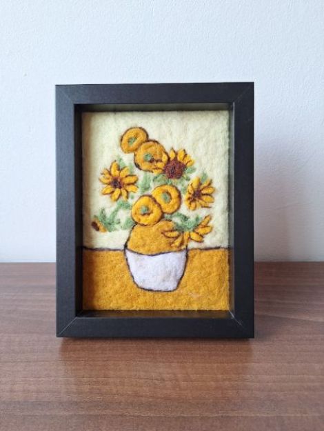 Floarea soarelui inspiratie Van Gogh
