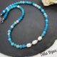 Colier handmade - agate frozen si perle cultura c