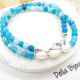 Colier handmade - agate frozen si perle cultura c