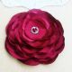 Brosa floare grena gigant cu cristale 17 cm