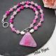 Colier handmade - agate frozen si perle cultura c