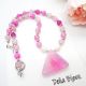 Colier handmade - agate frozen si perle cultura c