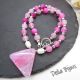 Colier handmade - agate frozen si perle cultura c