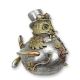 Bufnita in balon-statueta steampunk din rasini