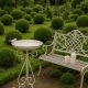 Baie pasarele Shabby Chic din fier forjat
