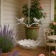 Baie pasarele din fier forjat antik grey