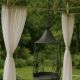 Baie pasarele din fier forjat antik grey