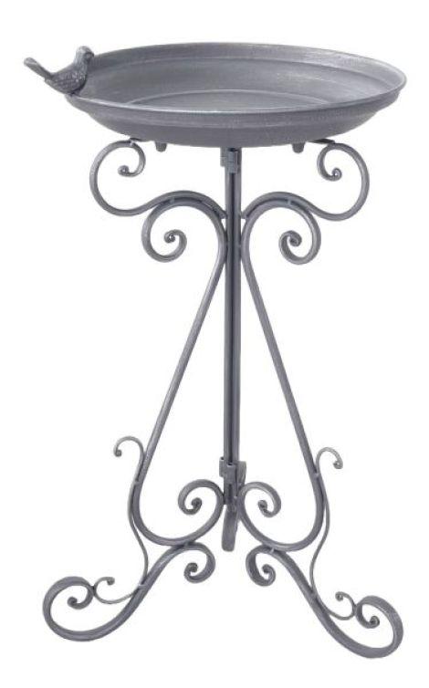 Baie pasarele cu picior din fier forjat antik grey