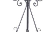 Baie pasarele cu picior din fier forjat antik grey