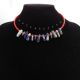 Colier statement handmade unicat - sodalit si cora