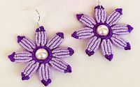 Cercei macrame Daisy