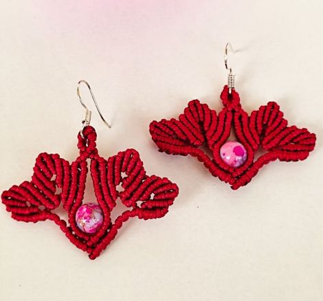 Cercei macrame Rona