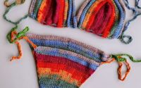 Costum de baie crosetat