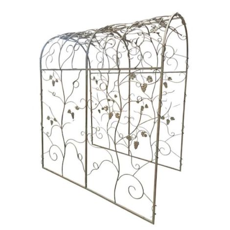 Arcada decorativa din fier forjat antik green