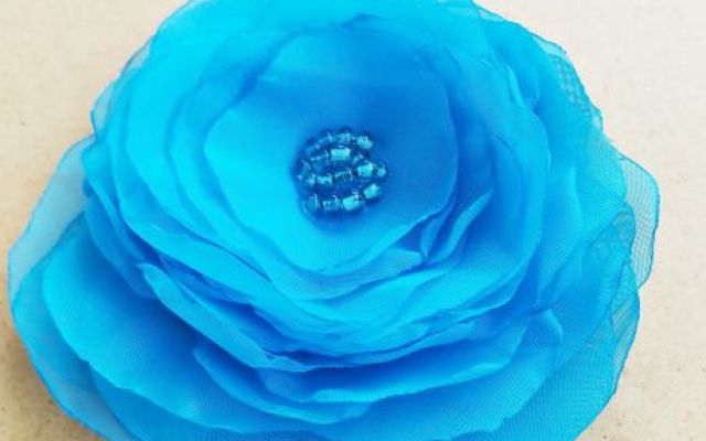 brosa voal ultra bleu ceruleum 10 cm