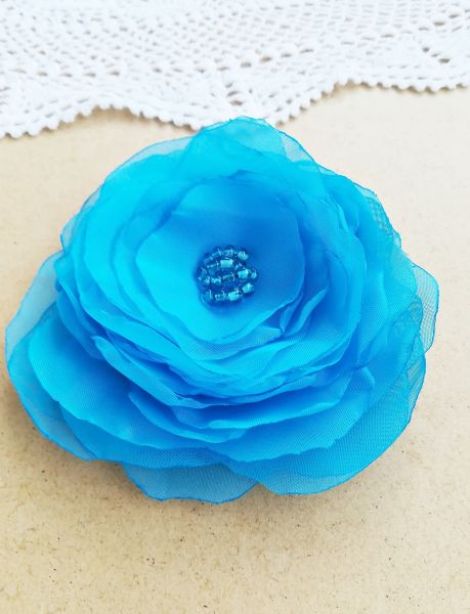 brosa voal ultra bleu ceruleum 10 cm