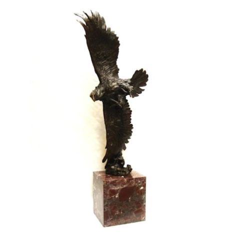 Vultur in zbor-statueta din bronz 