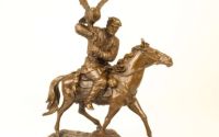Soimarul tarului-statueta din bronz 