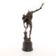 Mercur legandu-si sandalele-statueta din bronz