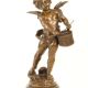 Ingeras cantand la tobe-statueta din bronz