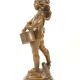 Ingeras cantand la tobe-statueta din bronz