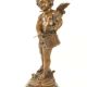 Ingeras cantand la tobe-statueta din bronz